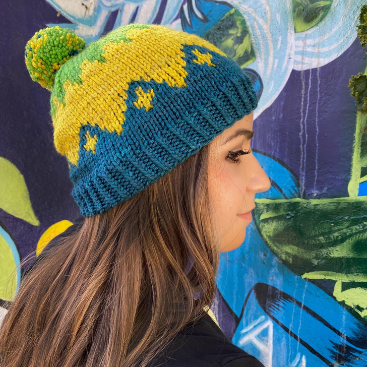 This adorable 'Summit Love' hat kit is a collaboration between Sellenee Sich (Swanky Mountain Yarn Shop) and Wonderland Yarns for the holiday season! We saw her cute hat featuring our March Hare minis and just knew it was a great quick-knit project to collaborate on!