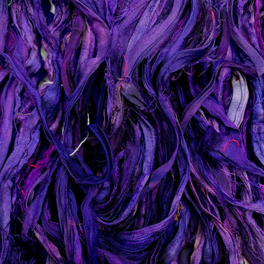 Rastafari Handmade Sari Silk Ribbon Yarn For Inspirational Craft