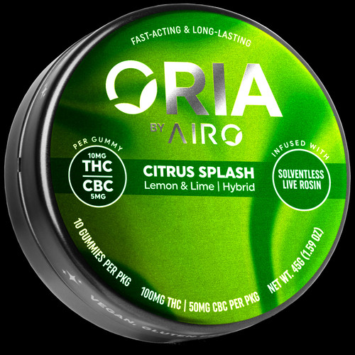 ORIA - Inner Carton Label - Citrus Splash