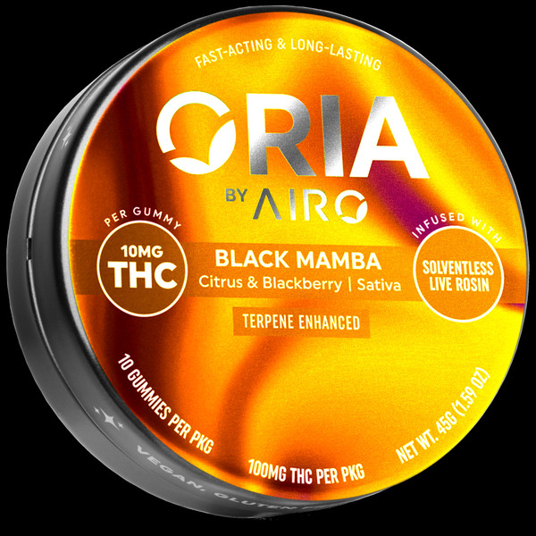 ORIA - Front Label Generic - Artisan Series - Black Mamba - Sativa - 10mg