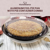 9" Pie Container with Low Dome Lid - Case of 160 - #WJ40