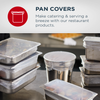 Shrink Tight Ovenable Pan Covers Round 6 & 7 Qt. - Case of 50  #44660