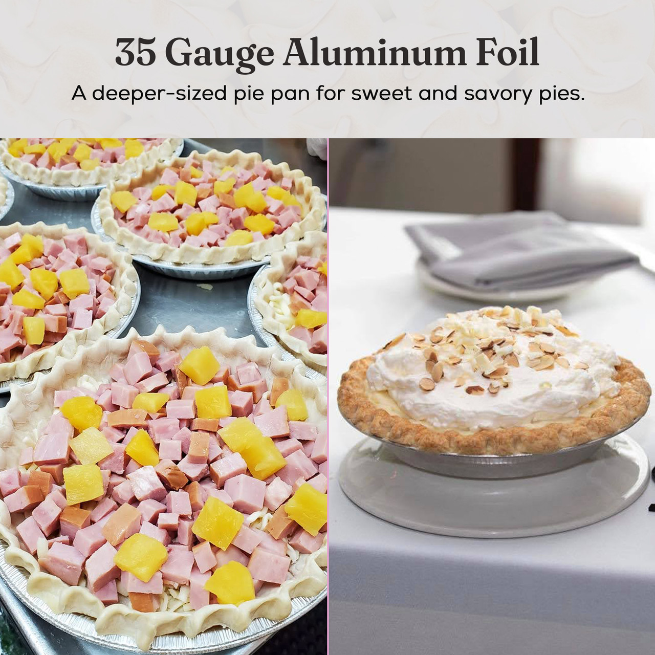 9" Disposable Aluminum Foil Pie Pan - Extra Deep - Case of 500 - #940  