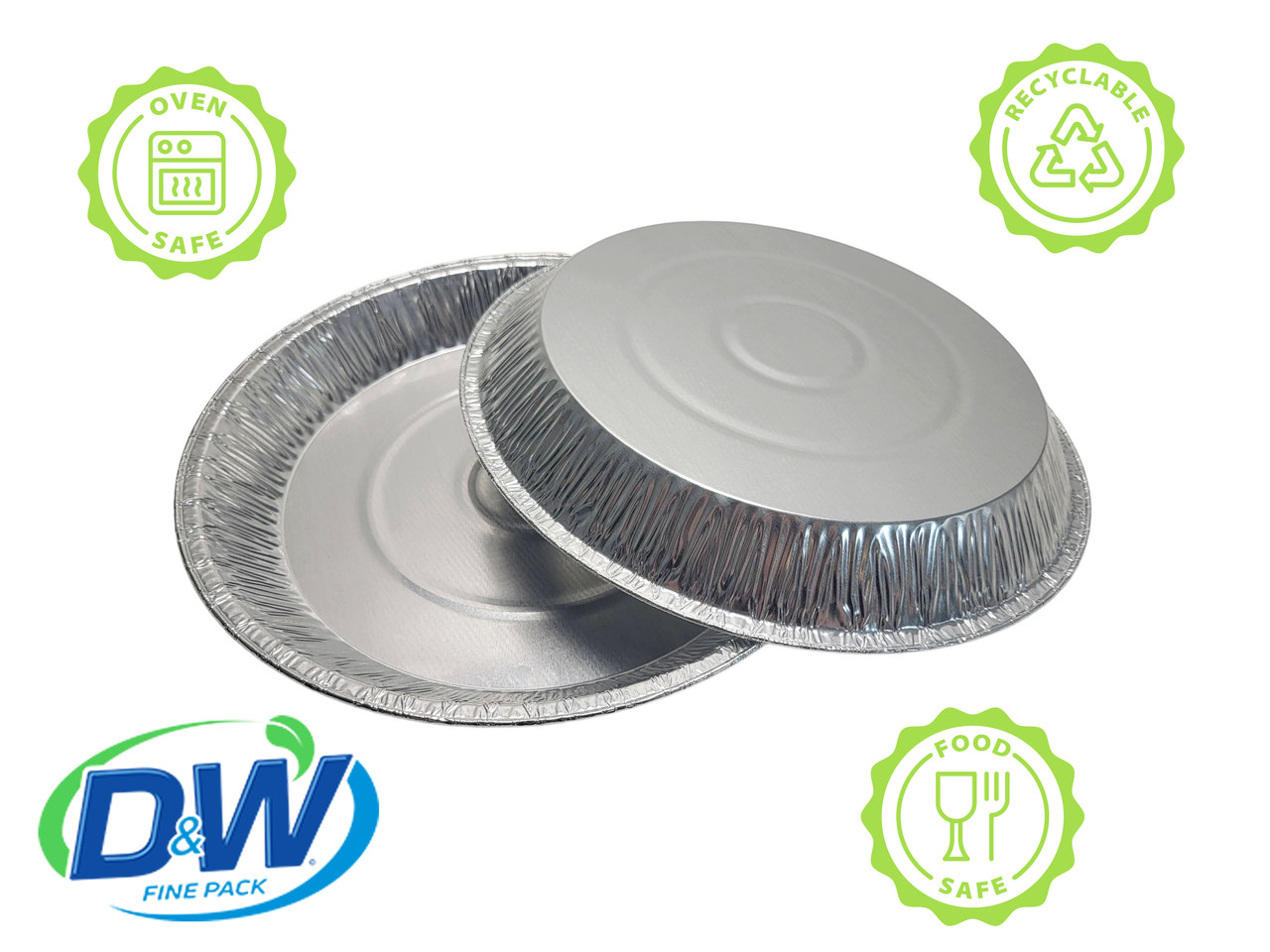 Stock Your Home 4 Inch Aluminum Foil Pie Pans (50 Count) - Disposable