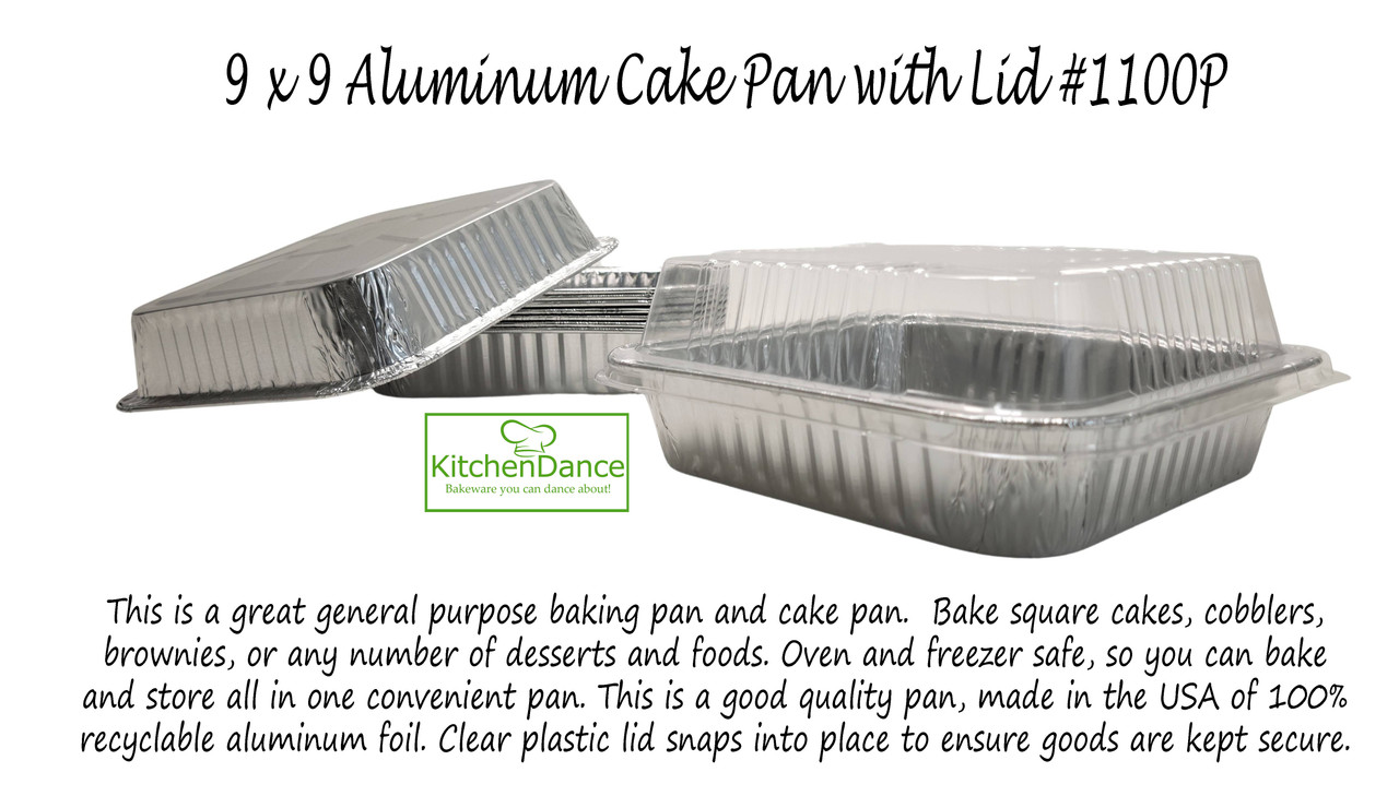 Nicole Home Collection 00623 9 in. Deep Square Cake Pan - 500 per Case