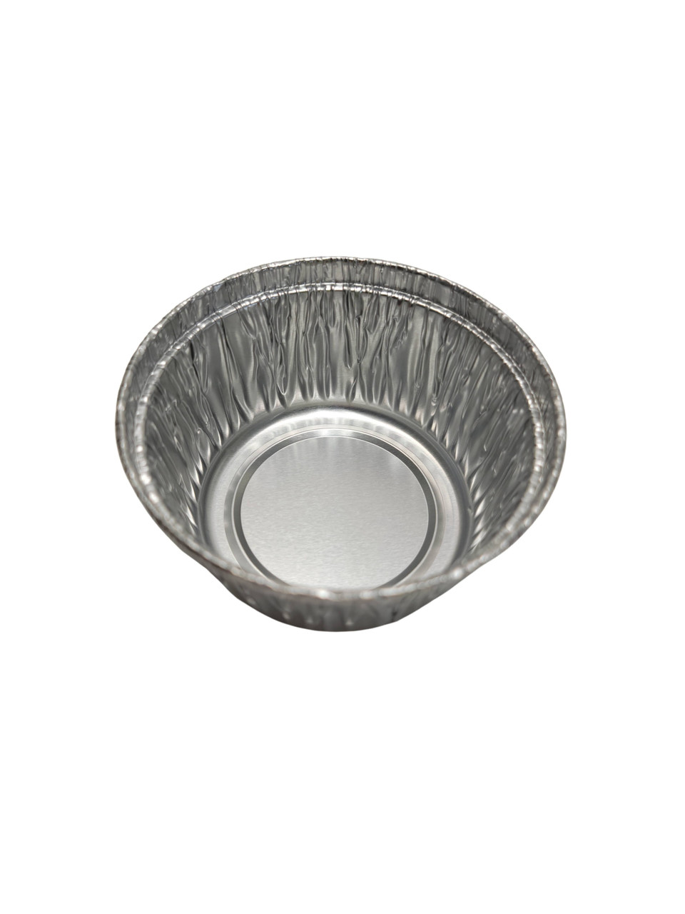 KitchenDance Disposable Silver Aluminum Foil Mini Ramekin Cup - 2 Ounces  Round Heavy Duty Aluminum Pans for Baking, Storing, Preparing Food - Oven