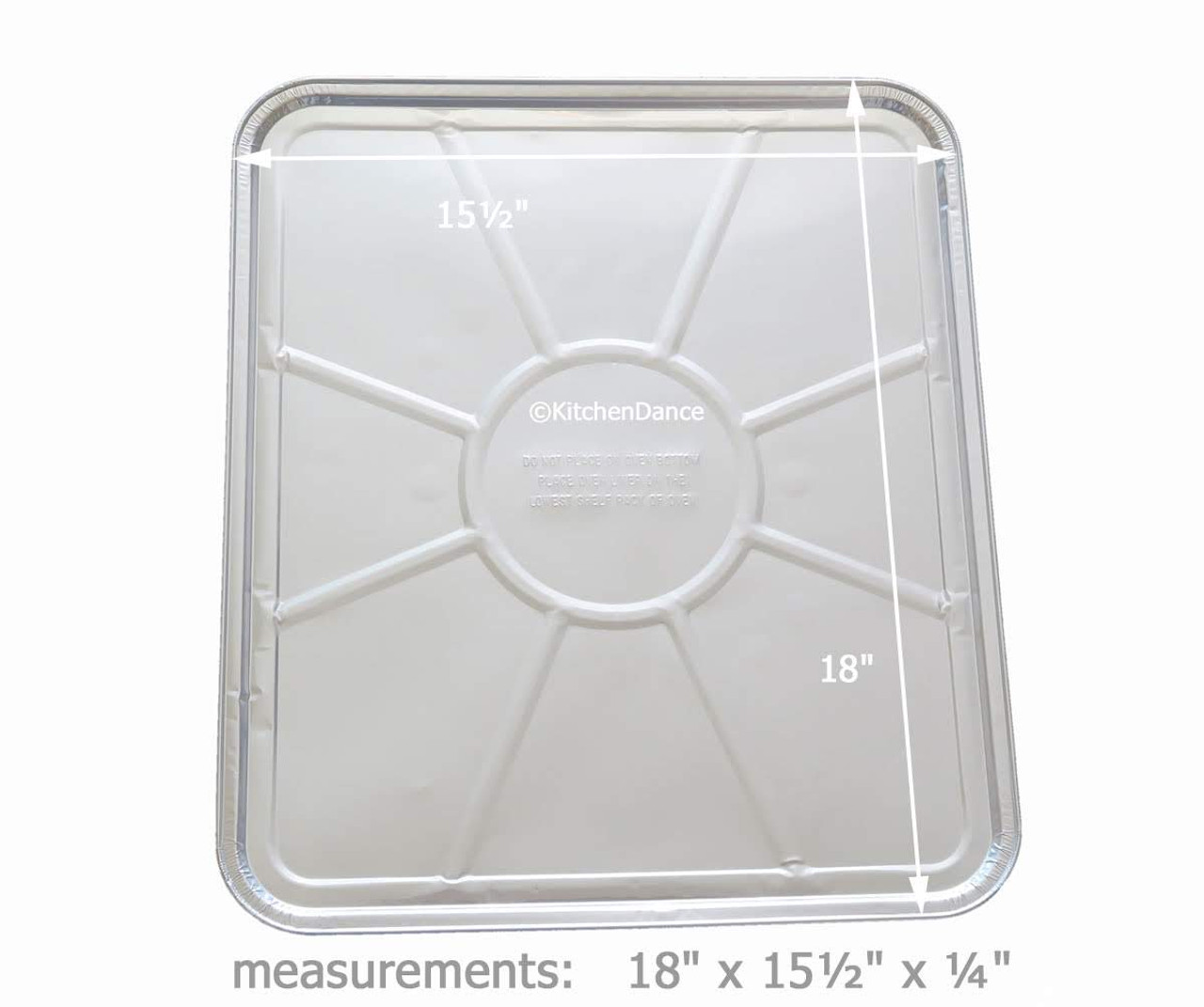 Disposable Aluminum Oven Liners - Case of 150 - #7100