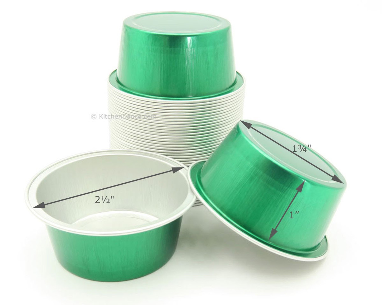 2 oz. Disposable Colored Foil Cup with Plastic Lid #A3P