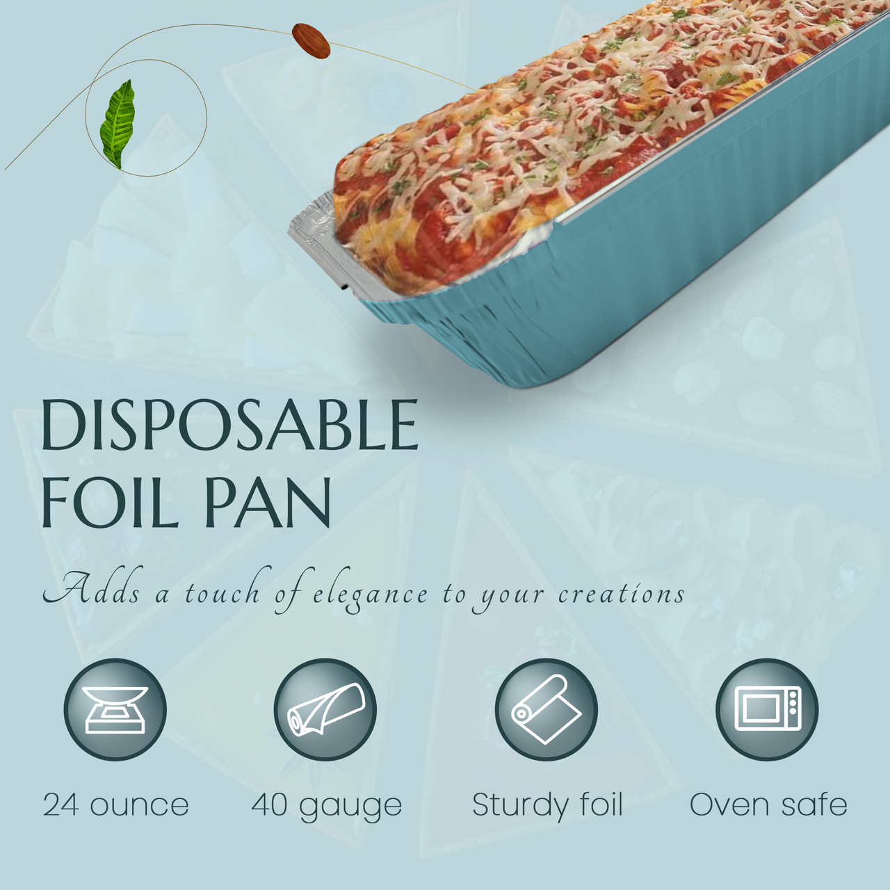 1½ lb. Shallow Carry Out Foil Pan with Plastic Lid - #230P