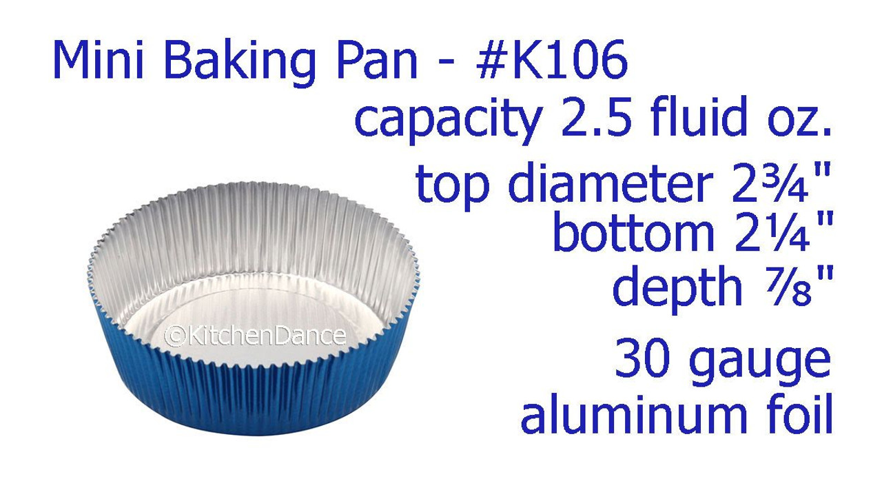 Disposable Colored Foil Tart Shell or Cupcake liner #K106