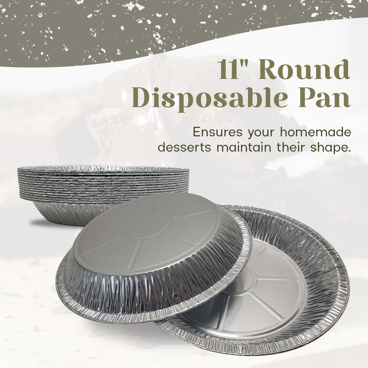 Stock Your Home 3 Inch Aluminum Foil Pie Pans (100 Count) - Disposable &  Recyclable Mini Pie Pans - Foil Pie Tin for Bakeries, Cafes, Restaurants 