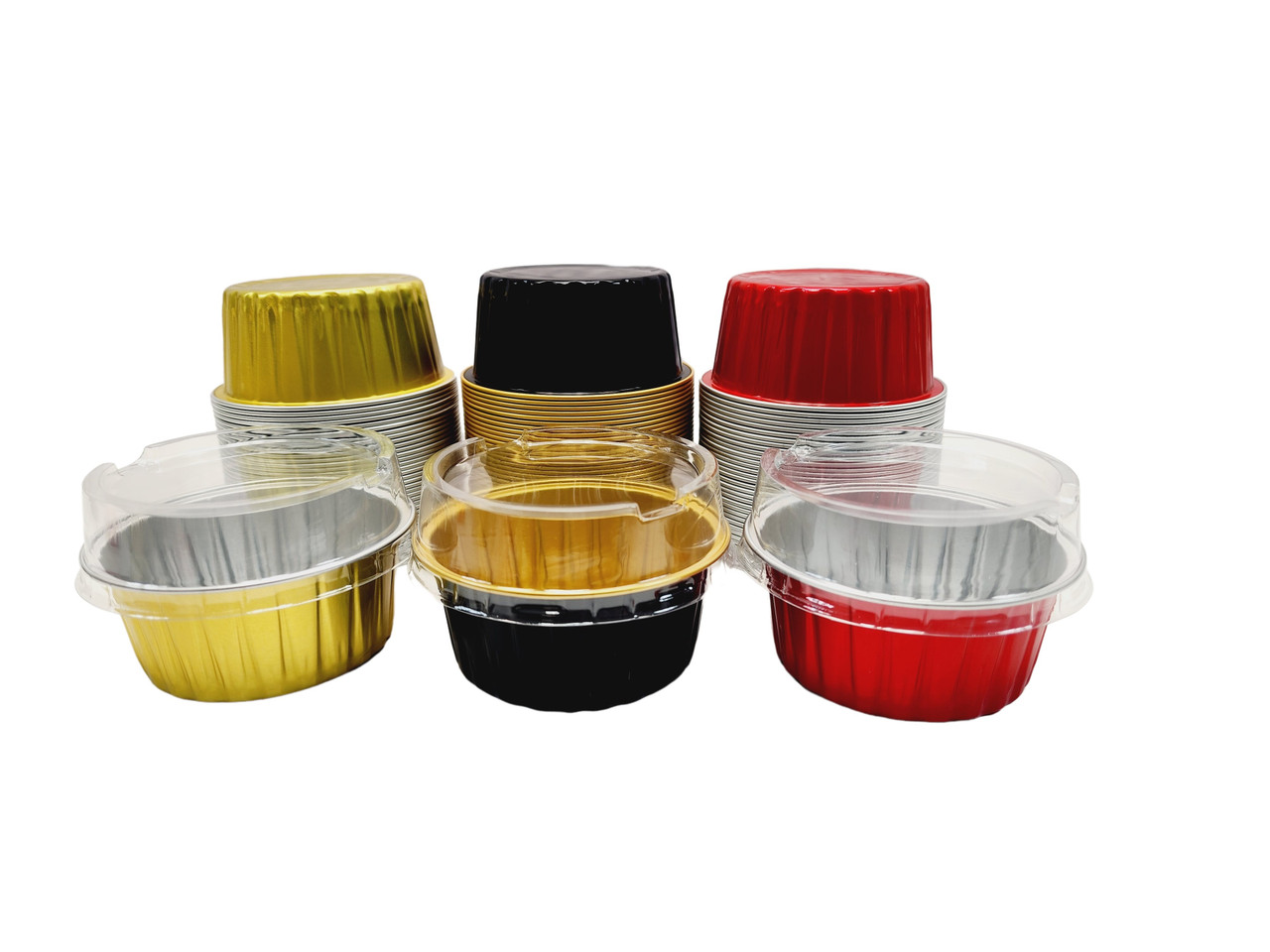 7 oz. Disposable Aluminum Foil Cake & Dessert Cups #1210NL