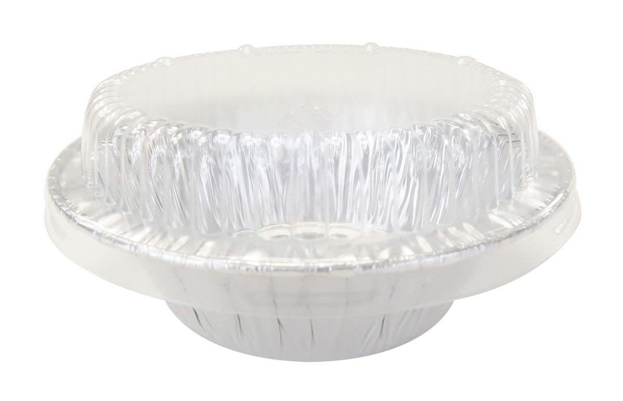 Plastic lid for 4" Disposable Foil Tart or Pie Pan  - Case of 2000  #PL-1152