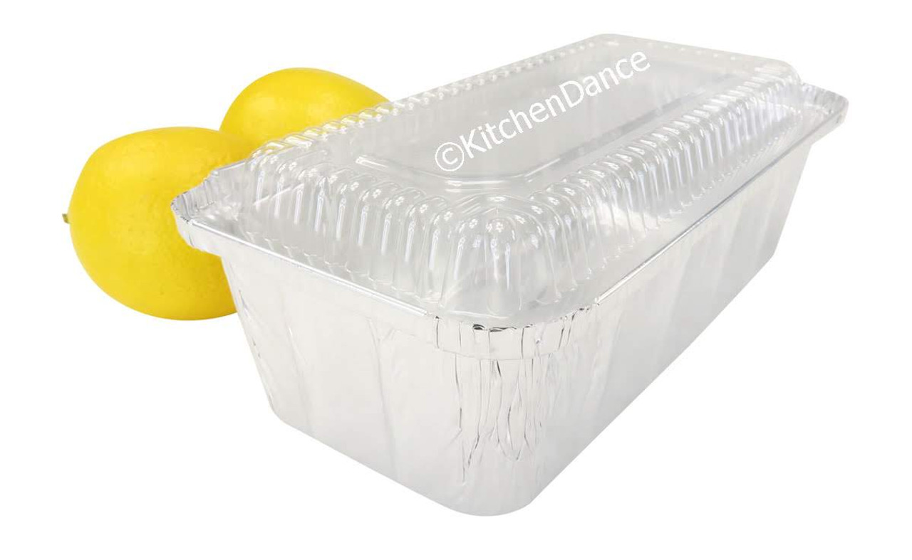 Plastic lid for 2 lb. Disposable Foil  Loaf Pan - Case of 500 -  #PL-212