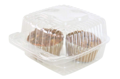 10 x 5 Disposable Cookie or Danish Plastic Bakery Container #CPC-41