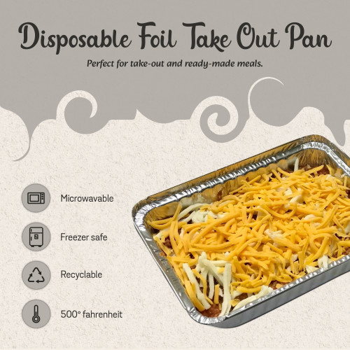 2¼ lb. Heavy Foil Carryout Pan with Board Lid - Case of 500  #6421L