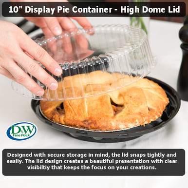 Bakery Supplies  12 inch Clear Dome lid for Pie Container