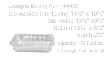 Disposable Foil Rectangular Roasting Pan - #41110