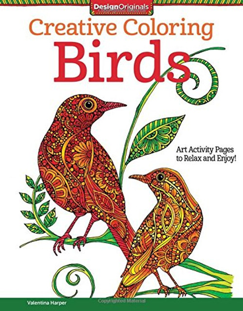 Creative Coloring Birds: Art Activity Pages to Relax and Enjoy!