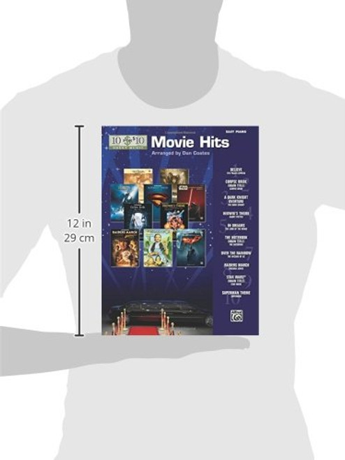 10 for 10 Sheet Music Movie Hits: Easy Piano Solos