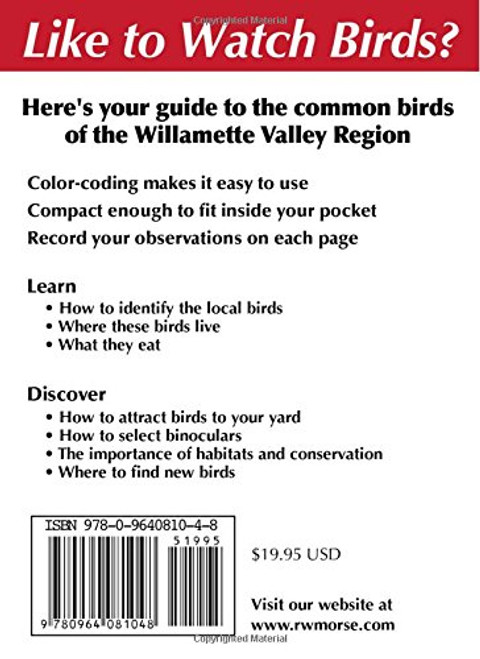 2: Birds of the Willamette Valley Region (Regional Bird Books)