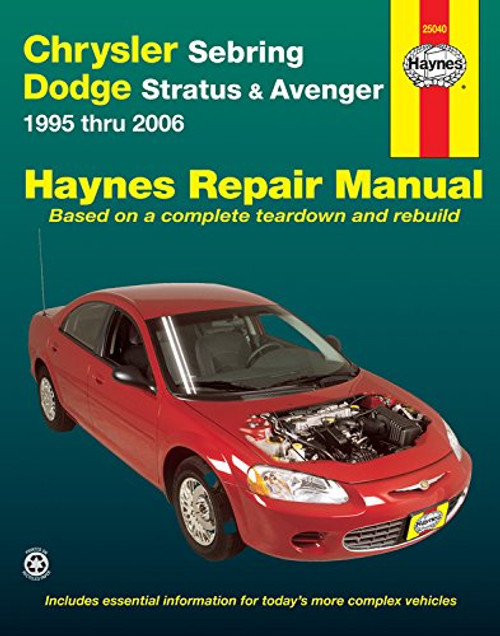 Chrysler Sebring & Dodge Avenger 1995-2006 Repair Manual (Haynes Repair Manual)