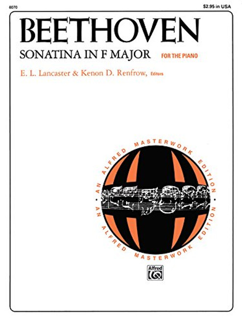 Sonatina in F Major: Sheet (Alfred Masterwork Edition)