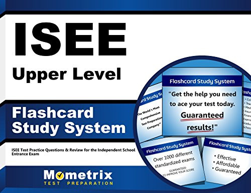 ISEE Upper Level Flashcard Study System: ISEE Test Practice Questions & Review for the Independent School Entrance Exam (Cards)