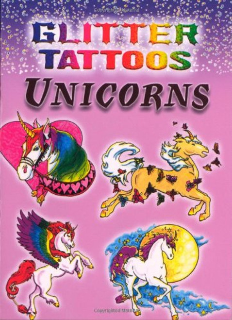 Glitter Tattoos Unicorns (Dover Tattoos)