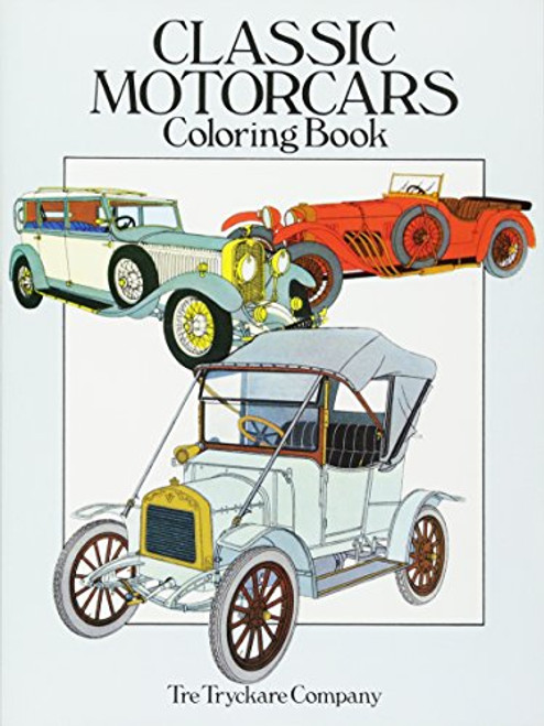 Classic Motorcars Coloring Book