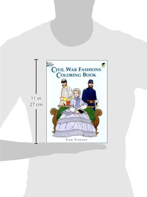 Civil War Fashions Coloring Book (Dover Fashion Coloring Book)