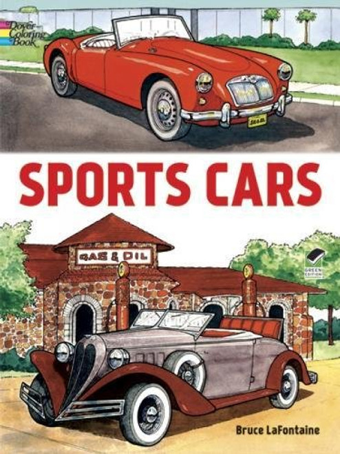 Sports Cars (Dover Coloring Books)