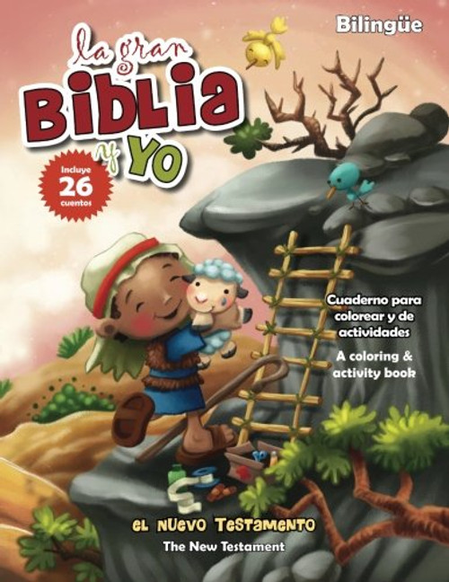 Nuevo Testamento - Cuaderno para colorear y de actividades - Bilinge: New Testament Coloring and Activity Book - Bilingual (La gran Biblia y yo) (Spanish Edition)