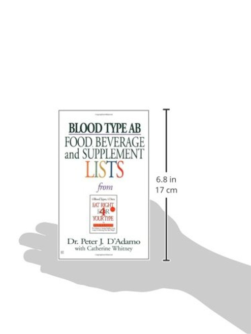 Blood Type AB Food, Beverage and Supplement Lists