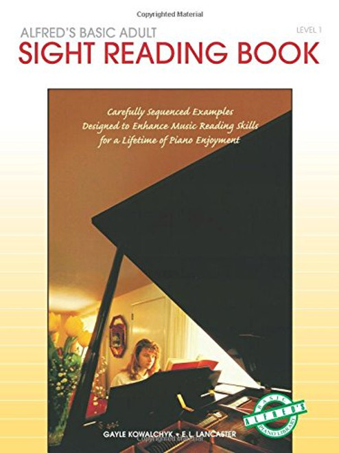 Alfred's Basic Adult Piano Course Sight Reading, Bk 1