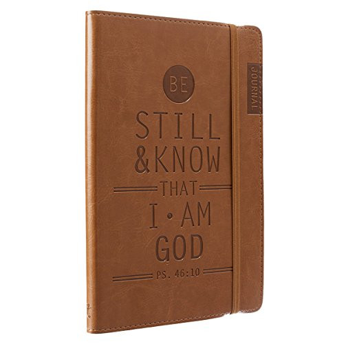 Tan Be Still & Know Flexcover Journal / Notebook - Psalm 46:10