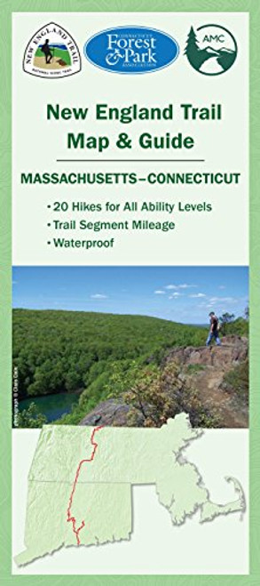 New England Trail Map & Guide (Mass anmd Conn)