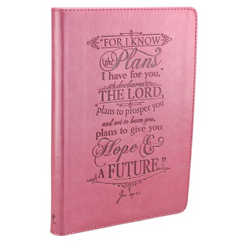 I Know the Plans Pink Flexcover Journal