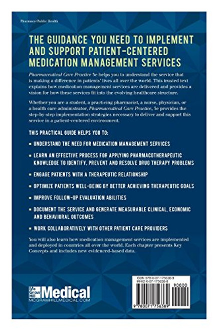 Pharmaceutical Care Practice: The Patient-Centered Approach to Medication Management, Third Edition