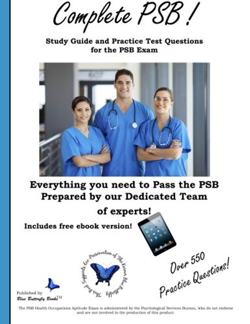Complete PSB:  Study guide and practice test questions for the PSB exam
