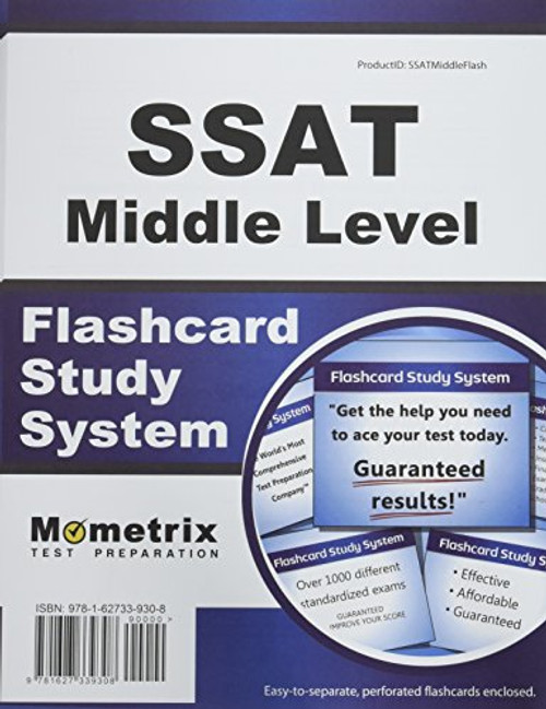 SSAT Middle Level Flashcard Study System: SSAT Test Practice Questions & Review for the Secondary School Admission Test (Cards)