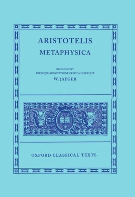 Aristotelis Metaphysica (Greek Language Edition)