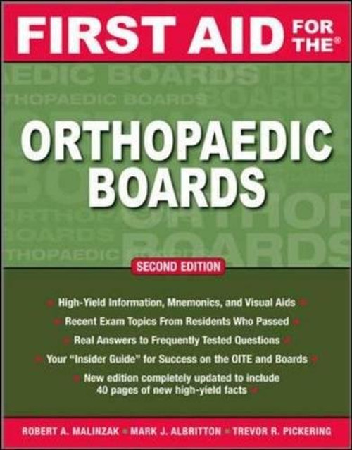 First Aid for the Orthopaedic Boards, Second Edition