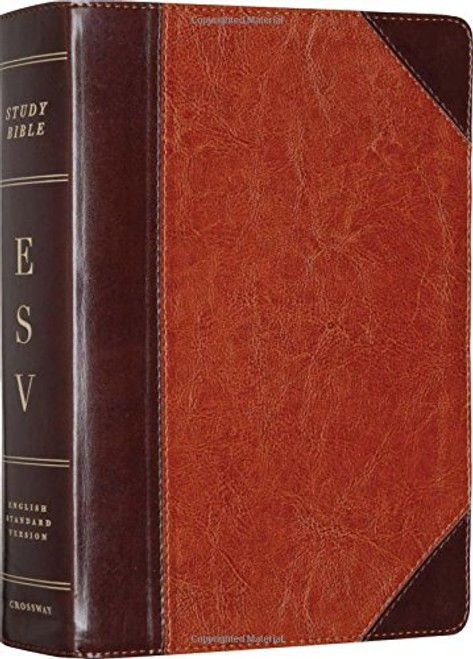 ESV Study Bible, Personal Size (TruTone, Brown/Cordovan, Portfolio Design)