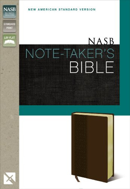 NASB, Note-Taker's Bible, Imitation Leather, Brown, Red Letter Edition