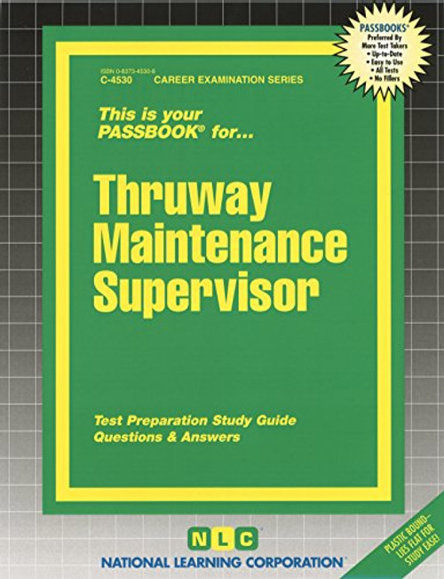 Thruway Maintenance Supervisor (Passbooks)