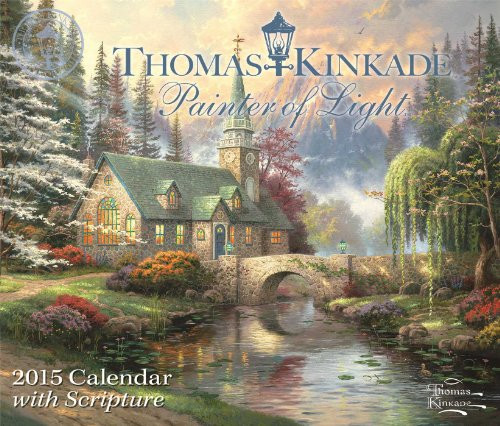 Thomas Kinkade Painter of Light with Scripture 2015 Day-to-Day Calendar