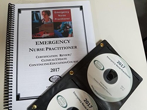 2017 Barkley EMERGENCY Nurse Practitioner Review Book & all Cds