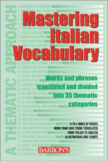 Mastering Italian Vocabulary: A Thematic Approach (Mastering Vocabulary Series)