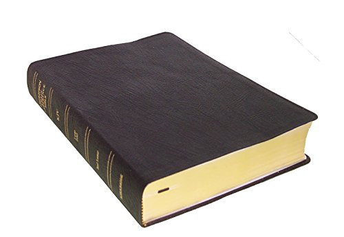 KJV - Black Genuine Leather - Large Print - Thompson Chain Reference Bible (015140)